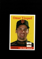 2007 Topps Heritage #085 Omar Vizquel  SAN FRANCISCO GIANTS MINT